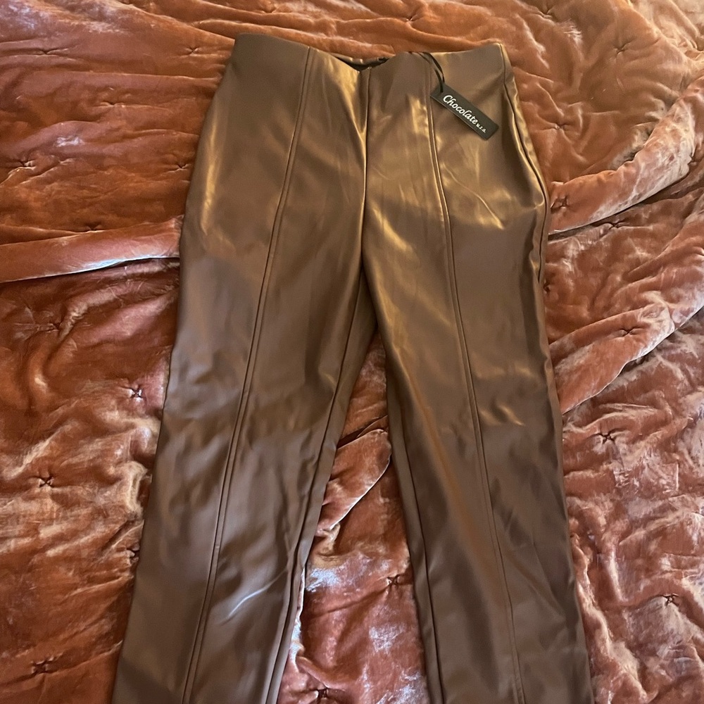 Windsor Faux Leather Leggings Pants Size Large